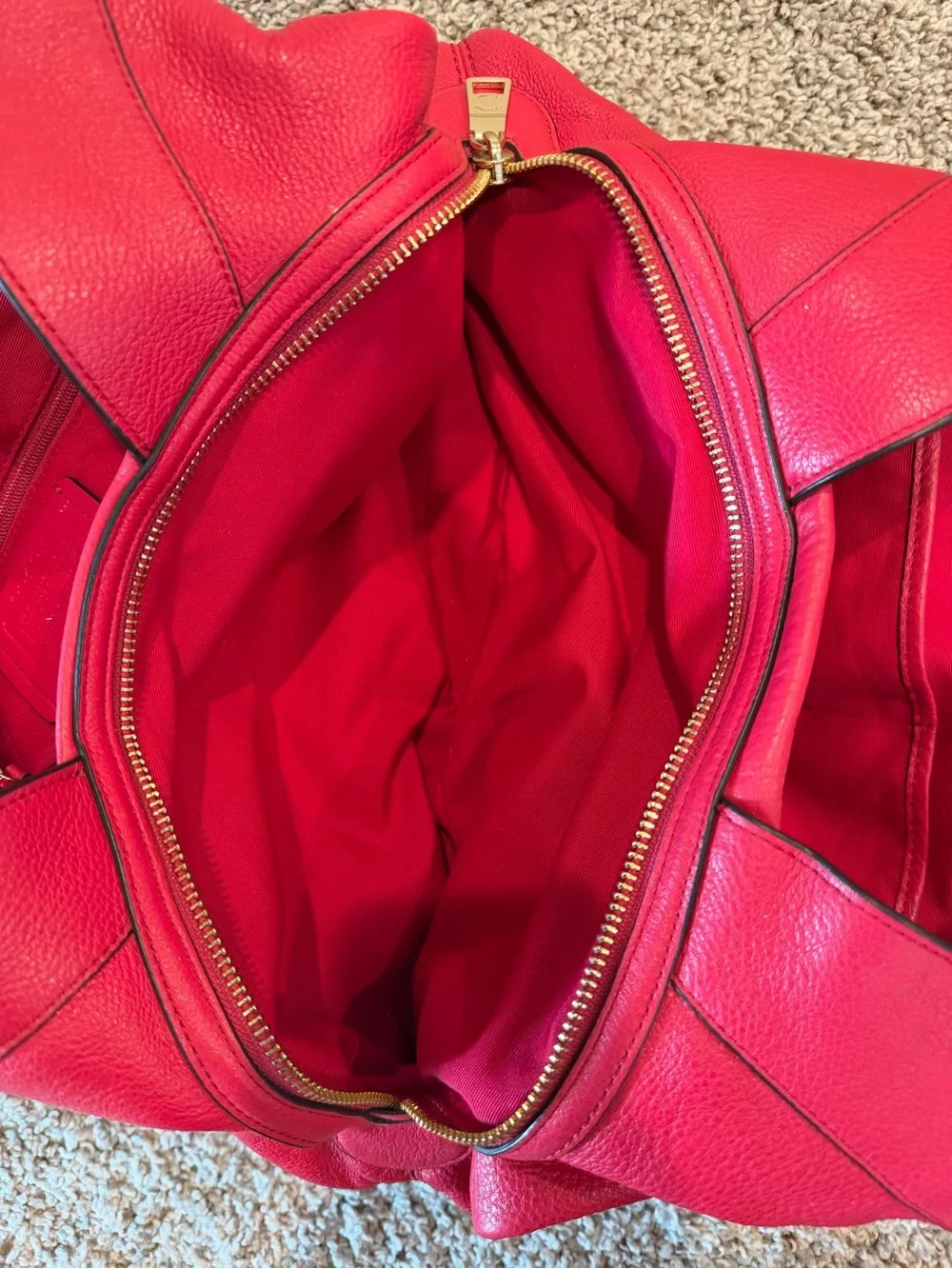 Coach pebbled leather bag